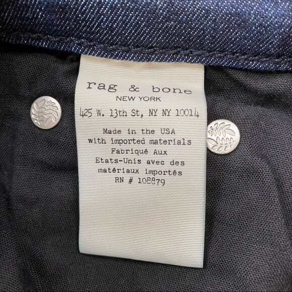Rag & Bone Indigo Skinny Jeans size 26 - Picture 7 of 10